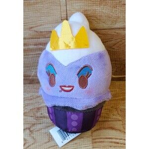 Disney Munchlings Ursula Lavendar Ice Cream 6" Plush Little Mermaid Villain